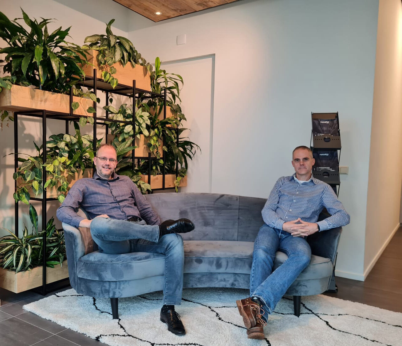 IT specialists Maurice and Egwin Dutour from CaptureTech