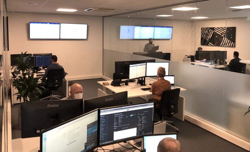 CaptureTech Protect support medewerkers op kantoor