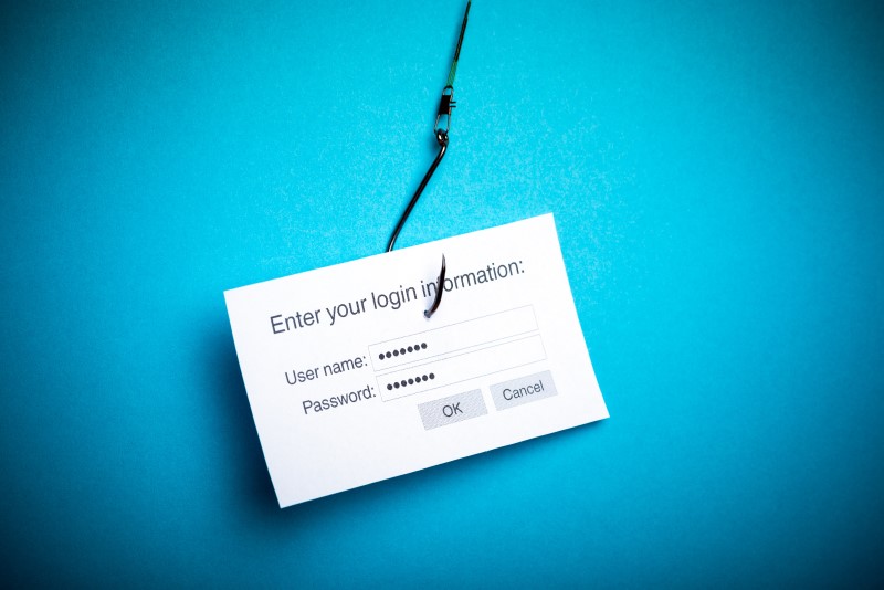 Phishing hook phsishing for data