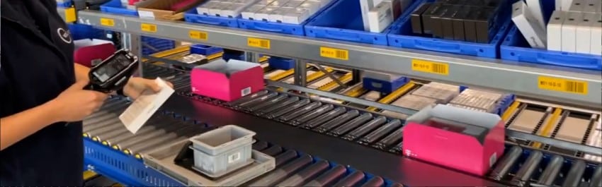 VCK Logistics barcode scanner