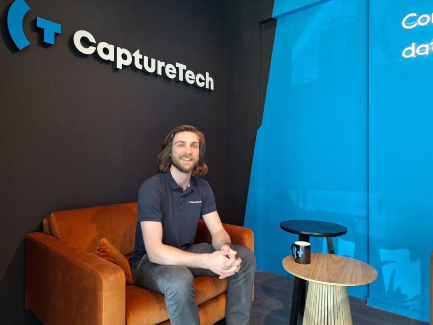 Jorrit op de CaptureCouch
