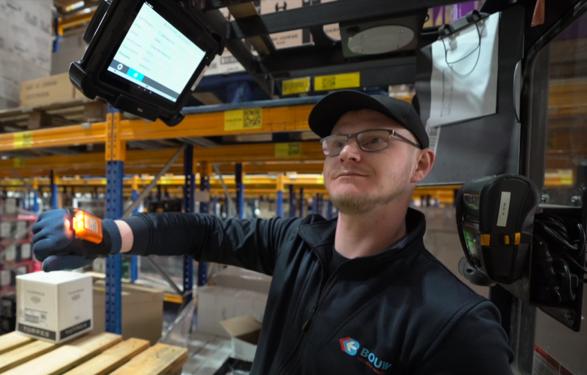 Scannen vanuit heftruck met ProGlove wearable