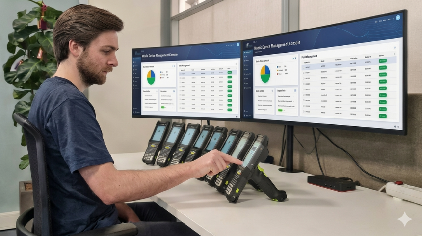 Apparatuur magazijn configureren