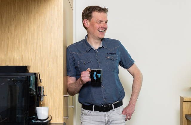 Maarten Vonk op de CaptureCouch